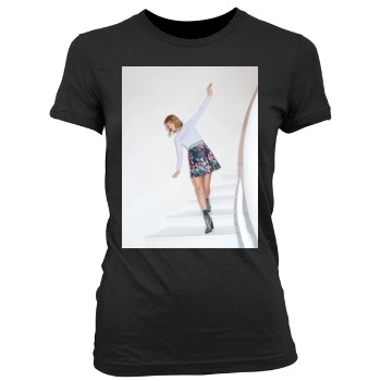 Taylor Swift Women's Junior Cut Crewneck T-Shirt