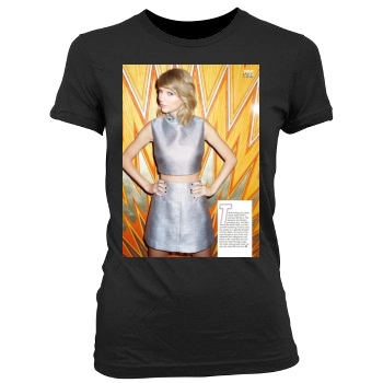 Taylor Swift Women's Junior Cut Crewneck T-Shirt