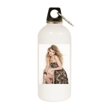 Taylor Swift White Water Bottle With Carabiner