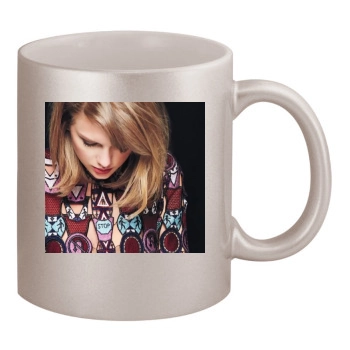 Taylor Swift 11oz Metallic Silver Mug