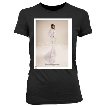 Taylor Swift Women's Junior Cut Crewneck T-Shirt