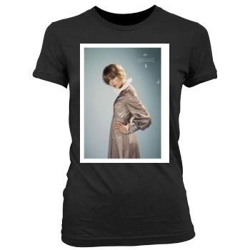 Taylor Swift Women's Junior Cut Crewneck T-Shirt