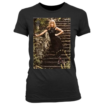 Taylor Swift Women's Junior Cut Crewneck T-Shirt