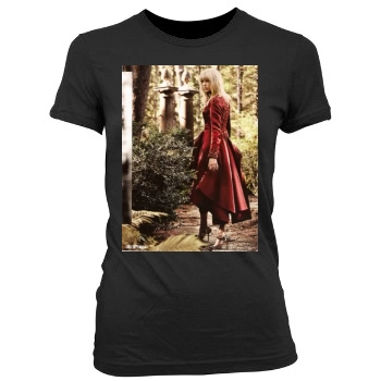 Taylor Swift Women's Junior Cut Crewneck T-Shirt