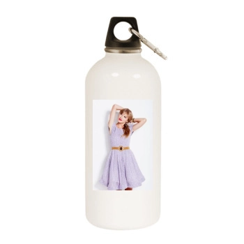 Taylor Swift White Water Bottle With Carabiner