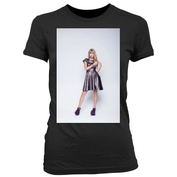 Taylor Swift Women's Junior Cut Crewneck T-Shirt