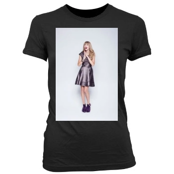 Taylor Swift Women's Junior Cut Crewneck T-Shirt