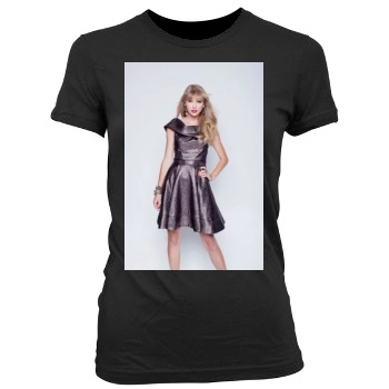 Taylor Swift Women's Junior Cut Crewneck T-Shirt