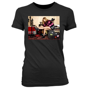 Taylor Swift Women's Junior Cut Crewneck T-Shirt