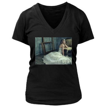 Taylor Swift Women's Deep V-Neck TShirt