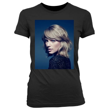 Taylor Swift Women's Junior Cut Crewneck T-Shirt