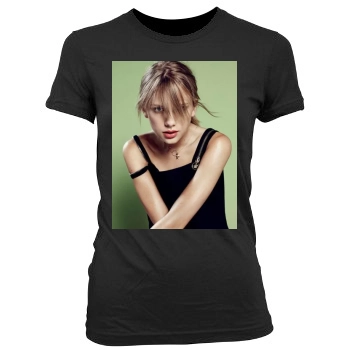 Taylor Swift Women's Junior Cut Crewneck T-Shirt