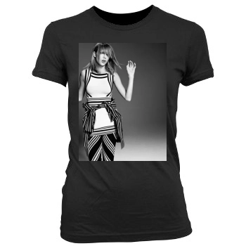 Taylor Swift Women's Junior Cut Crewneck T-Shirt