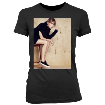 Taylor Swift Women's Junior Cut Crewneck T-Shirt