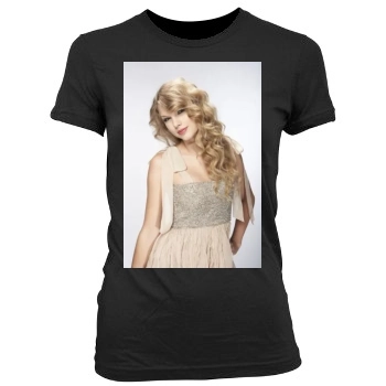 Taylor Swift Women's Junior Cut Crewneck T-Shirt