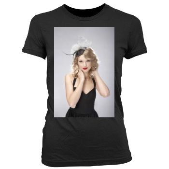 Taylor Swift Women's Junior Cut Crewneck T-Shirt