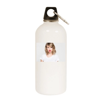 Taylor Swift White Water Bottle With Carabiner