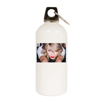 Taylor Swift White Water Bottle With Carabiner