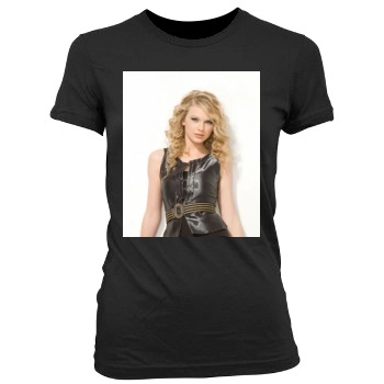 Taylor Swift Women's Junior Cut Crewneck T-Shirt