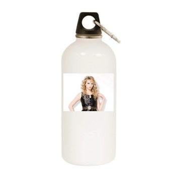 Taylor Swift White Water Bottle With Carabiner