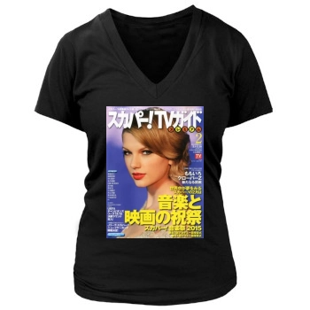 Taylor Swift Women's Deep V-Neck TShirt