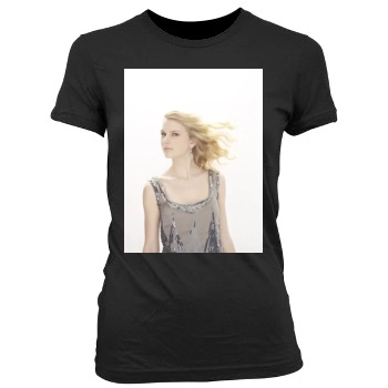 Taylor Swift Women's Junior Cut Crewneck T-Shirt