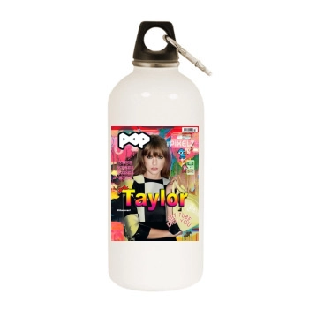 Taylor Swift White Water Bottle With Carabiner