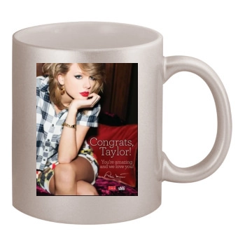 Taylor Swift 11oz Metallic Silver Mug