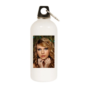 Taylor Swift White Water Bottle With Carabiner