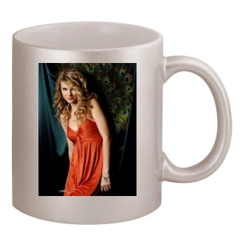 Taylor Swift 11oz Metallic Silver Mug