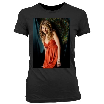 Taylor Swift Women's Junior Cut Crewneck T-Shirt