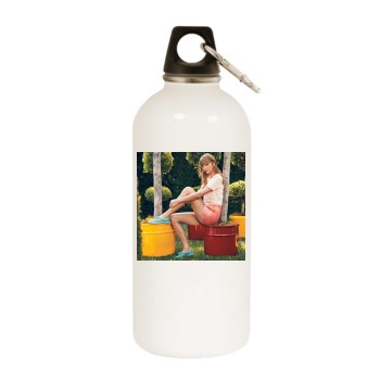 Taylor Swift White Water Bottle With Carabiner