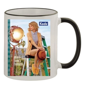 Taylor Swift 11oz Colored Rim & Handle Mug