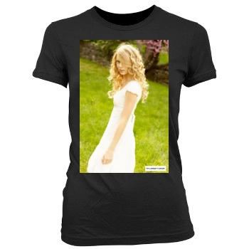 Taylor Swift Women's Junior Cut Crewneck T-Shirt