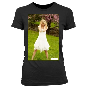 Taylor Swift Women's Junior Cut Crewneck T-Shirt