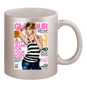 Taylor Swift 11oz Metallic Silver Mug