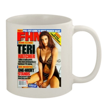 Teri Hatcher 11oz White Mug