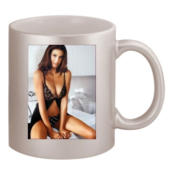 Teri Hatcher 11oz Metallic Silver Mug