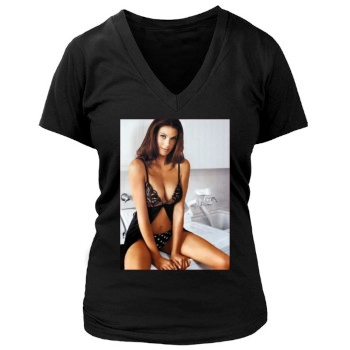 Teri Hatcher Women's Deep V-Neck TShirt