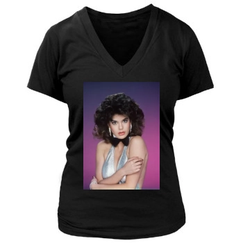 Teri Hatcher Women's Deep V-Neck TShirt