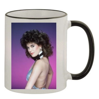 Teri Hatcher 11oz Colored Rim & Handle Mug