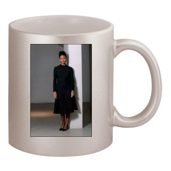 Thandie Newton 11oz Metallic Silver Mug