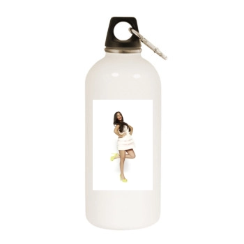 The Saturdays White Water Bottle With Carabiner