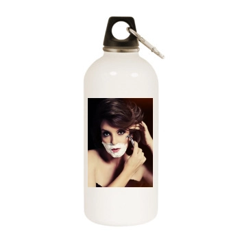 Tina Fey White Water Bottle With Carabiner