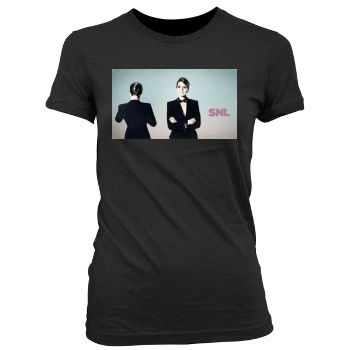 Tina Fey Women's Junior Cut Crewneck T-Shirt