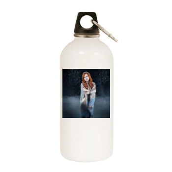 Tori Amos White Water Bottle With Carabiner
