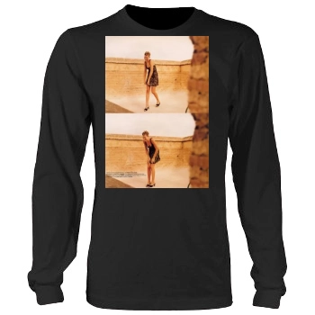 Tricia Helfer Men's Heavy Long Sleeve TShirt