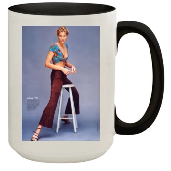 Tricia Helfer 15oz Colored Inner & Handle Mug