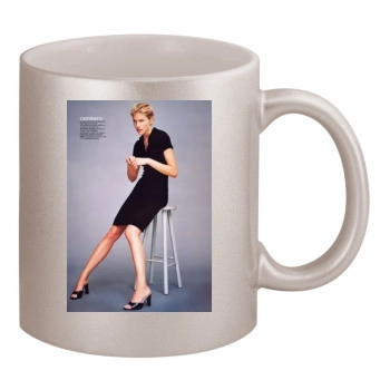 Tricia Helfer 11oz Metallic Silver Mug