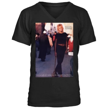 Tricia Helfer Men's V-Neck T-Shirt